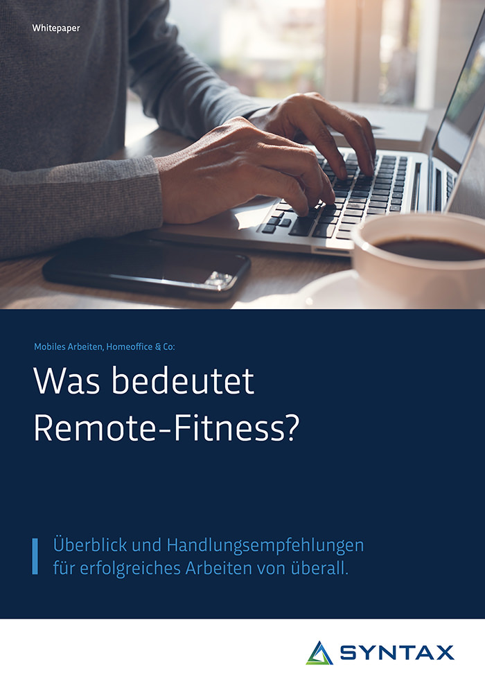 Mobiles Arbeiten Homeoffice Whitepaper