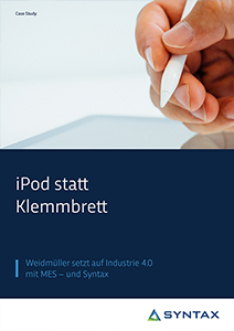 Case Study iPod statt Klemmbrett SAP MES