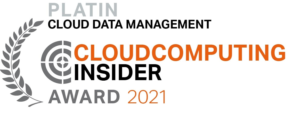 Syntax gewinnt CloudComputing-Insider IT-Award 2021 in Platin in der Kategorie „Cloud Data Management“