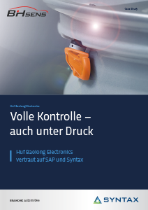 Case Study Betrieb SAP System Huf Baolong Electronics