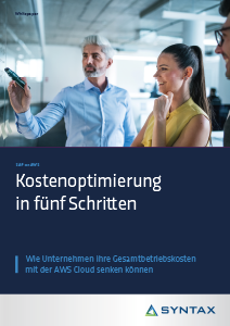 SAP on AWS Kostenoptimierung in 5 Schritten