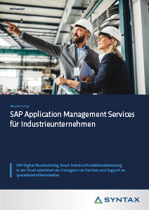 Whitepaper SAP AMS in der Industrieunternehmen