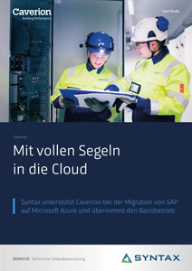 Case Study Caverion SAP on Azure Projekt