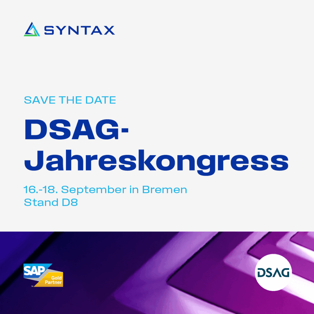 DSAG25_Save-the-Date DSAG Jahreskongress 2025