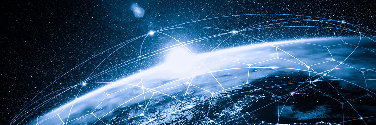 image of earth from space - around the clock service model