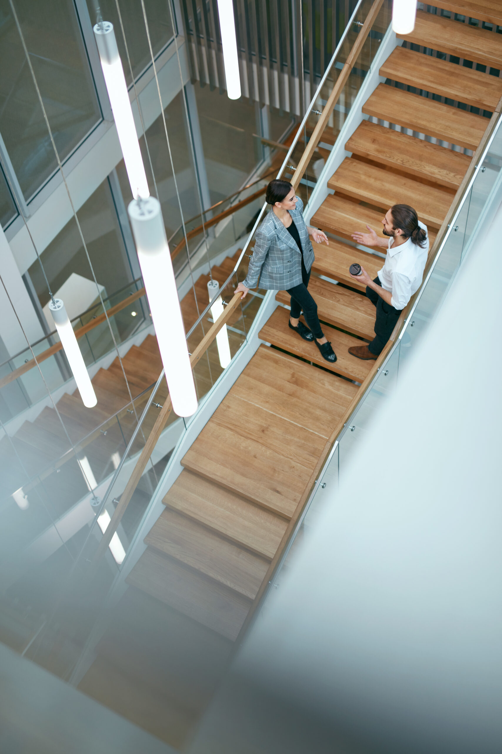 Business People Working In Modern Office