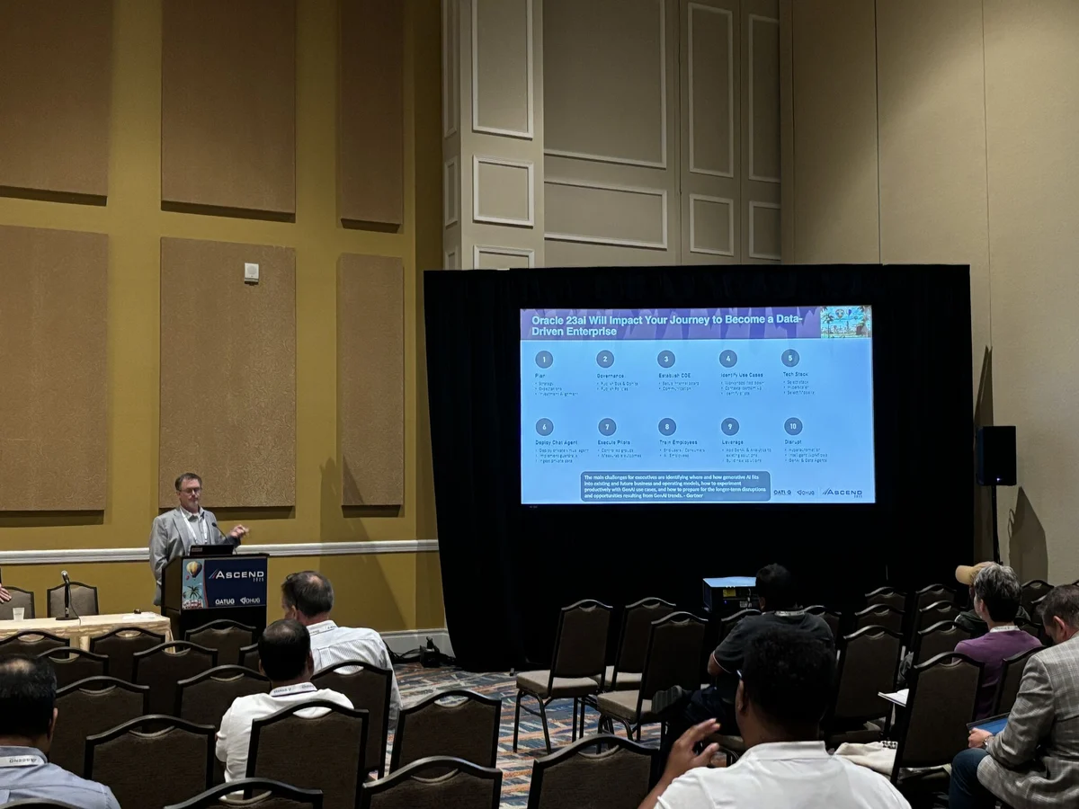 Oracle Ascend 2025 Sessions Oracle Ascend 2025 Sessions