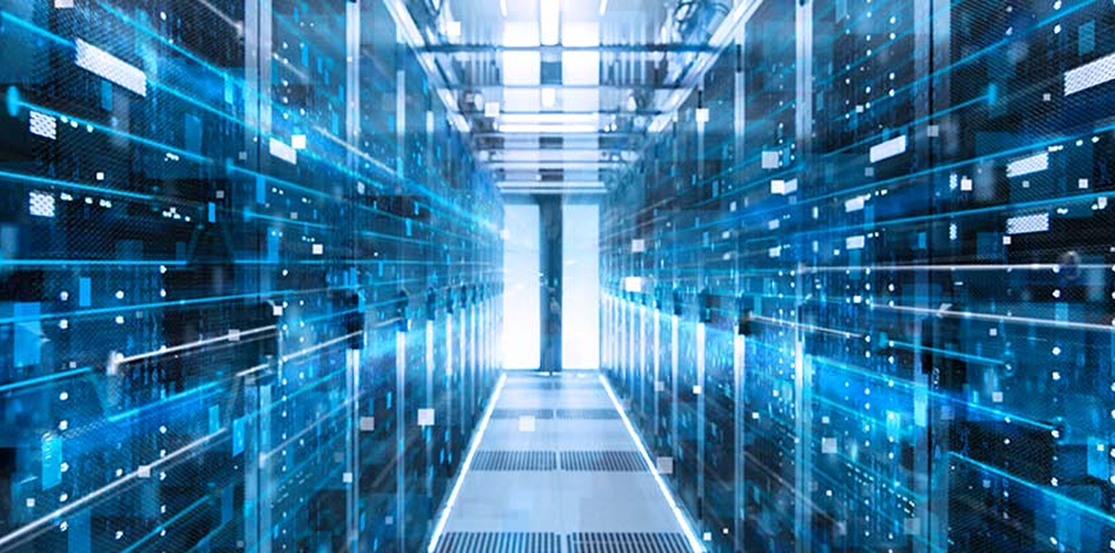 image5 1 Data center corridor with digital overlay, symbolizing IBM i (AS/400) modernization, cloud migration, and enterprise IT transformation.