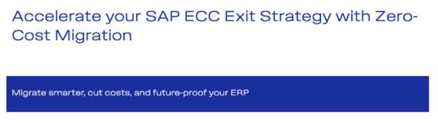 Exit Strategy image SAP ECC Exit Strategy to SAP Cloud